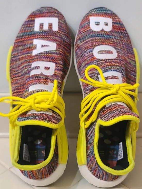 Adidas x Pharrell Williams NMD Human Race Trail "Multicolor" Men's Size 9.5 - Picture 5 of 7